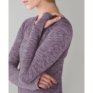 Lululemon Swiftly Tech Long Sleeve Crew Red Purple